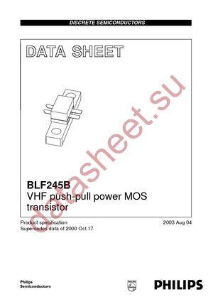 BLF245B,112 datasheet  